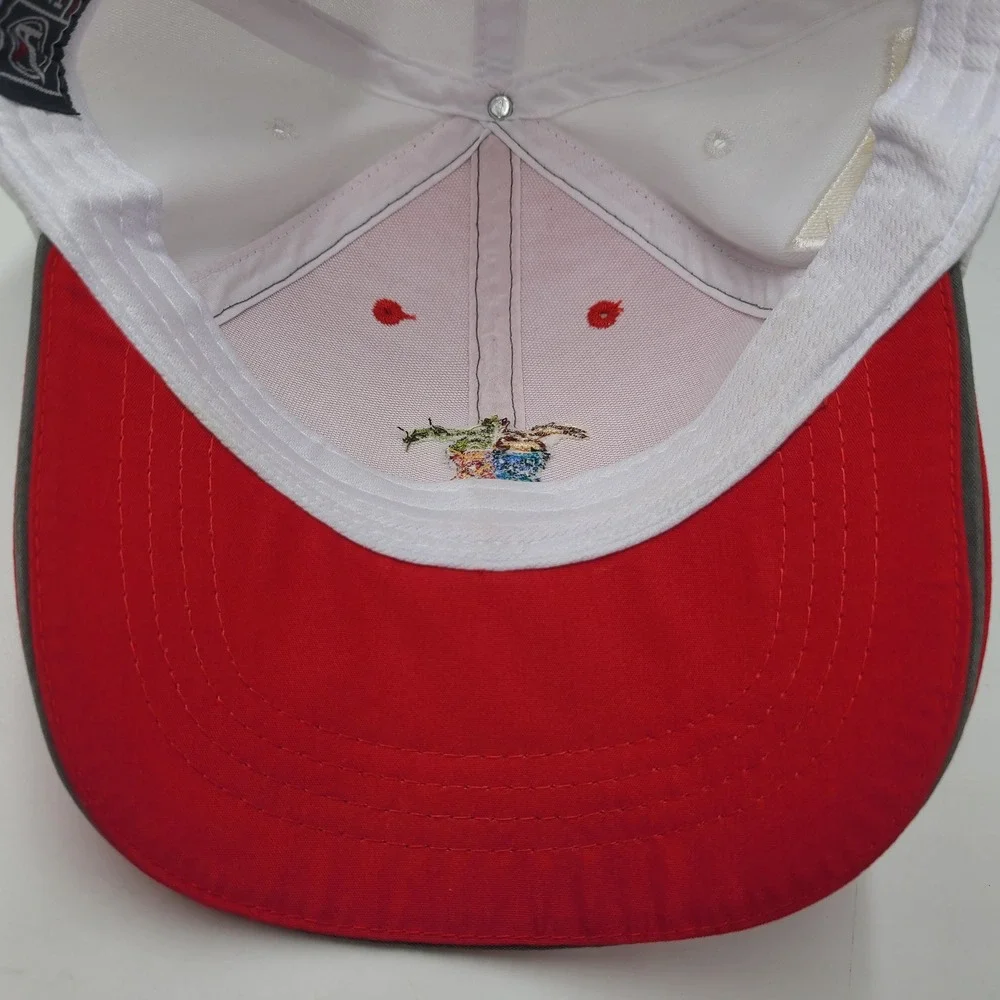 Atlantic Beach Country Club Hat Adjustable Ahead Red White Ben Kohles Turtle Men